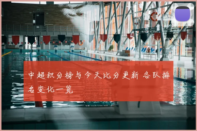 中超积分榜与今天比分更新 各队排名变化一览